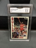 GMA Graded 1992-93 Topps Archives MICHAEL JORDAN Bulls Basketball Card - NM-MT+ 8.5