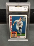 GMA Graded 2019 Topps 84 Style MIKE TROUT Angels Baseball Card - NM-MT 8