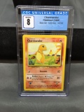 CGC Graded 1999 Pokemon Base Set Unlimited CHARMANDER Trading Card - NM-MT 8