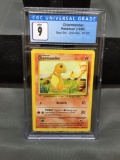 CGC Graded 1999 Pokemon Base Set Unlimited CHARMANDER Trading Card - MINT 9