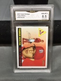 GMA Graded 2004 Topps Heritage YADIER MOLINA Cardinals ROOKIE Baseball Card - NM-MT+ 8.5