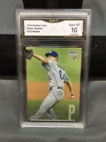 GMA Graded 2018 Stadium Club WALKER BUEHLER Dodgers ROOKIE Baseball Card - GEM MINT 10