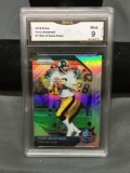 GMA Graded 2018 Panini Prizm Hall of Fame Prizm TERRY BRADSHAW Steelers Football Card - MINT 9