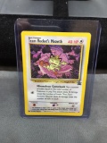 Pokemon Black Star Promo TEAM ROCKET'S MEOWTH Trading Card #18