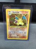 Pokemon Base Set Unlimited CHARIZARD Holofoil Rare Trading Card 4/102