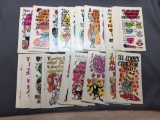 33 Card Lot of Vintage 1961 Topps Funny Valentine's Vintage Trading Cards - Rare - WOW