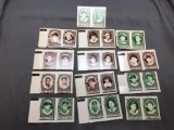 Huge Lot of 1961 Topps Stamps Cards with Stars from Estate - NICE