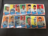 14 Card Lot of 1961 Fleer Vintage Baseball Cards - Stars & Hall of Famers from Estate