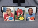 3 Card Lot of 1960 Topps Vintage Football Cards from Estate Collection