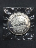 1 Troy Ounce .999 Fine Silver SOUTH DAKOTA Buffalo Silver Bullion Round Coin