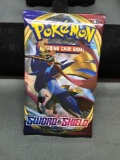 Factory Sealed Pokemon SWORD & SHIELD Base Set 10 Card Booster Pack