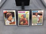 3 Count Lot of Vintage Baseball Pitchers - Bob Gibson, Steve Carlton & Jim Palmer