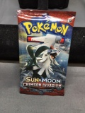 Factory Sealed Pokemon SUN & MOON CRIMSON INVASION 10 Card Booster Pack