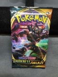 Factory Sealed Pokemon Sword & Shield DARKNESS ABLAZE 10 Card Booster Pack