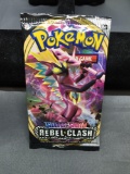 Factory Sealed Pokemon Sword & Shield REBEL CLASH 10 Card Booster Pack