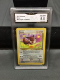 GMA Graded 1999 Pokemon Jungle EEVEE Trading Card - NM-MT+ 8.5