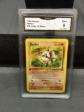 GMA Graded 1999 Pokemon Jungle 1st Edition MANKEY Trading Card - MINT 9