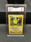 GMA Graded 1999 Pokemon Jungle PIKACHU Trading Card - MINT 9