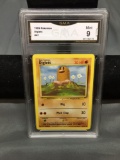 GMA Graded 1999 Pokemon Base Set Unlimited DIGLETT Trading Card - MINT 9