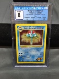 CGC Graded 2000 Pokemon Gym Heroes MISTY'S TENTACRUEL Holofoil Rare Trading Card - NM-MT 8