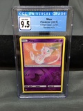 CGC Graded 2019 Pokemon Hidden Fates MEW Reverse Holofoil Trading Card - GEM MINT 9.5