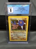 CGC Graded 2001 Pokemon Neo Discovery HITMONTOP Holofoil Rare Trading Card - NM-MT 8