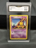 GMA Graded 1999 Pokemon Base Set Unlimited ABRA Trading Card - NM-MT+ 8.5