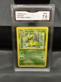 GMA Graded 1999 Pokemon Jungle 1st Edition VICTREEBEL Trading Card - NM+ 7.5