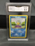 GMA Graded 2000 Pokemon Base 2 Set SQUIRTLE Trading Card - NM-MT+ 8.5