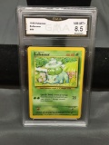 GMA Graded 1999 Pokemon Base Set Unlimited BULBASAUR Trading Card - NM-MT+ 8.5