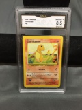 GMA Graded 1999 Pokemon Base Set Unlimited CHARMANDER Trading Card - NM-MT+ 8.5