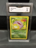 GMA Graded 1999 Pokemon Base Set Unlimited KOFFING Trading Card - MINT 9