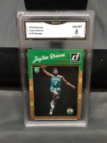 GMA Graded 2016-17 Donruss JAYLEN BROWN Celtics ROOKIE Basketball Card - NM-MT 8