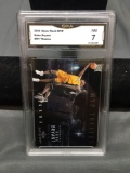 GMA Graded 2000-01 Upper Deck MVP Theatre KOBE BRYANT Lakers Basketball Card - NM 7