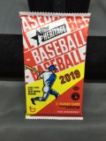 Factory Sealed 2019 Topps Heritage Baseball 9 Card Pack from Hobby Box