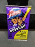 Factory Sealed 2020 Topps Heritage Minor League 8 Card Pack from Hobby Box