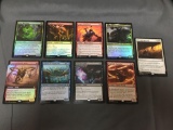 9 Card Lot of Magic the Gathering GOLD SYMBOL Rare Cards from Huge Collection