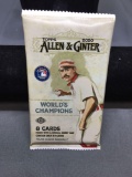 Factory Sealed 2020 Topps Allen & Ginter Baseball 8 Card Pack from Hobby Box