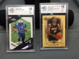 2 Card Lot of Graded Sports Cards from Large Collection