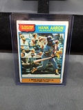 1976 Topps #1 HANK AARON Brewers Record Breaker Vintage Baseball Card