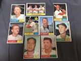 AMAZING 9 Card Lot of 1961 Topps Vintage Baseball Cards from Huge Collection