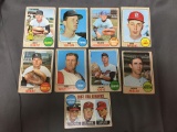 9 Card Lot of 1968 Topps Vintage Baseball Cards from Huge Collection