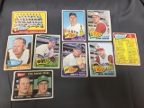 9 Card Lot of 1965 Topps Vintage Baseball Cards from Huge Collection