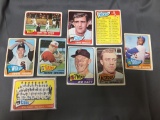 9 Card Lot of 1965 Topps Vintage Baseball Cards from Huge Collection