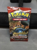 Factory Sealed Pokemon SUN & MOON CRIMSON INVASION 10 Card Booster Pack