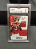 GMA Graded 2014 Absolute MATT RYAN Falcons Jersey Football Card /249 - MINT 9