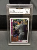 GMA Graded 2019 Topps 84 Style Silver Refractor AARON JUDGE Yankees Baseball Card - GEM MINT 10