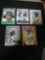 Football card lot of 5