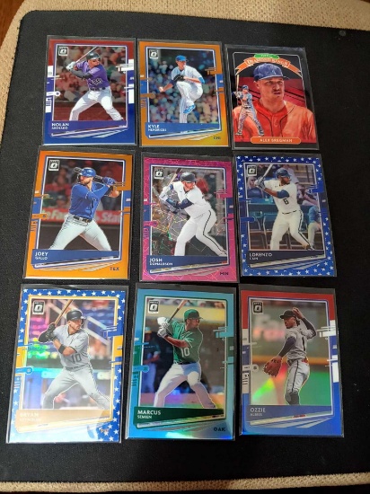 Refractor lot of 9