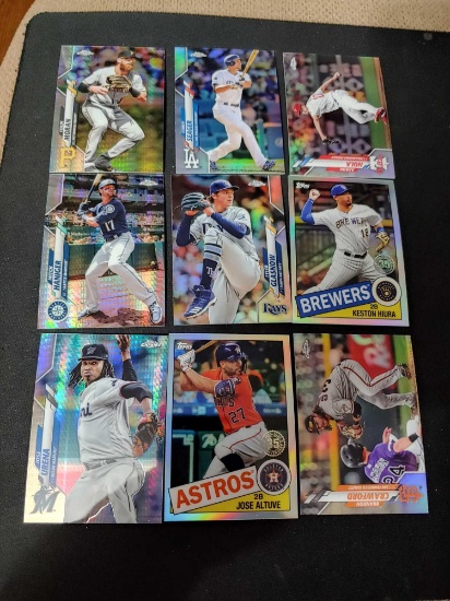 Refractor lot of 9